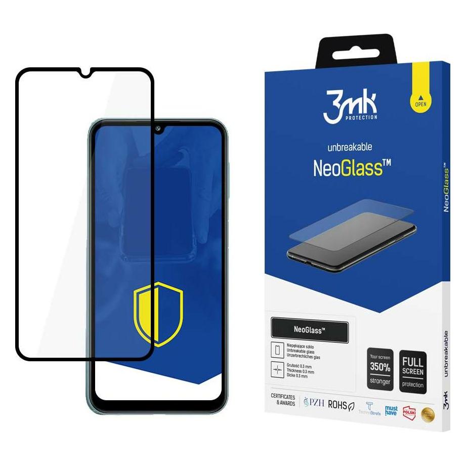 3MK Verbundglas NeoGlass für Samsung Galaxy M34 5G schwarzer Rahmen (1 Stk., Samsung Galaxy A34 5G) (1637320834)