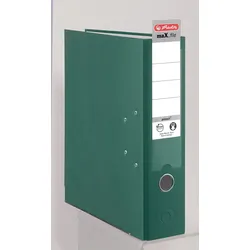 herlitz Ordner Rückenbreite 8 cm DIN A4 Kunststoff grün