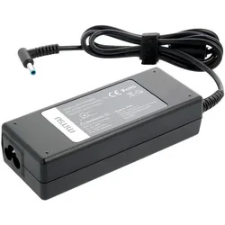 Mitsu notebook charger 19.5v 4.62a 4.5x3.0 pin - hp (90 W), Notebook Netzteil, Schwarz