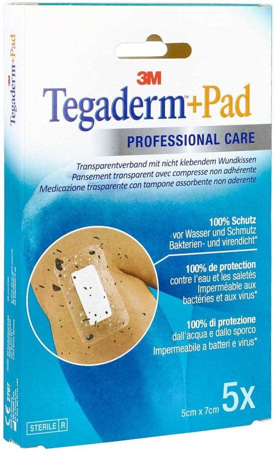 Tegaderm 3m Plus Pad 5x7cm Pflaster 3582np