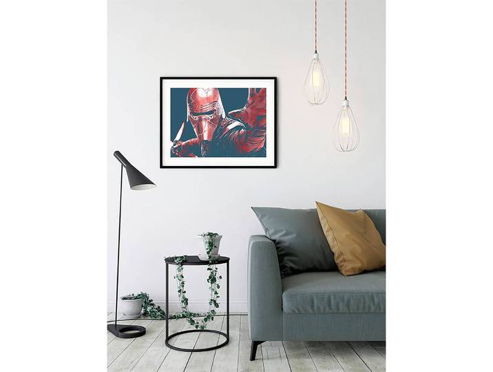 Wandbild Faces Kylo Fotopapier mit seidenmatter Oberfläche und hoher Lichtbeständigkeit Multicolor 70 x 50cm