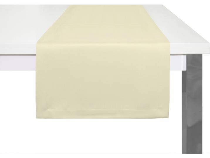 Tischläufer WIRTH WirthNatur Gr. 1, beige, B:40cm L:150cm, Baumwolle, Tischdecken, Tischläufer