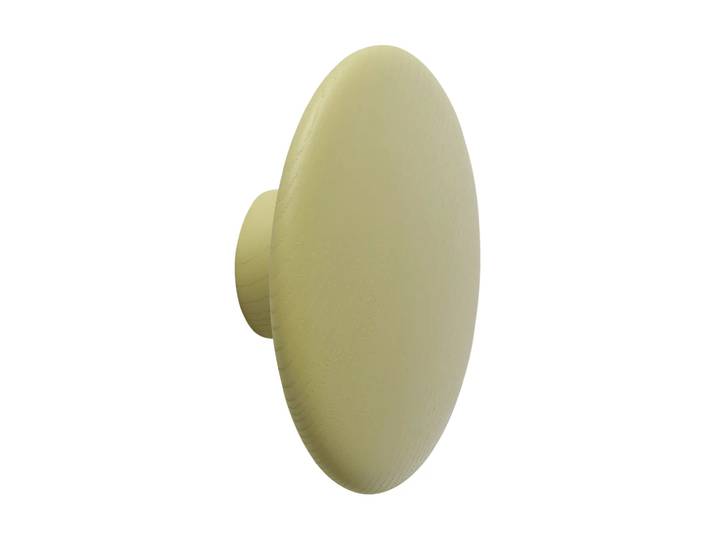 Muuto Dots Wood patère en bois Olive clair, Ø13 cm