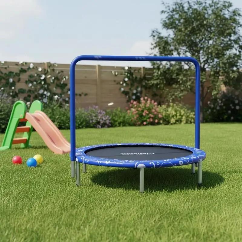 Faltbare Kindertrampolin mit Handgriff