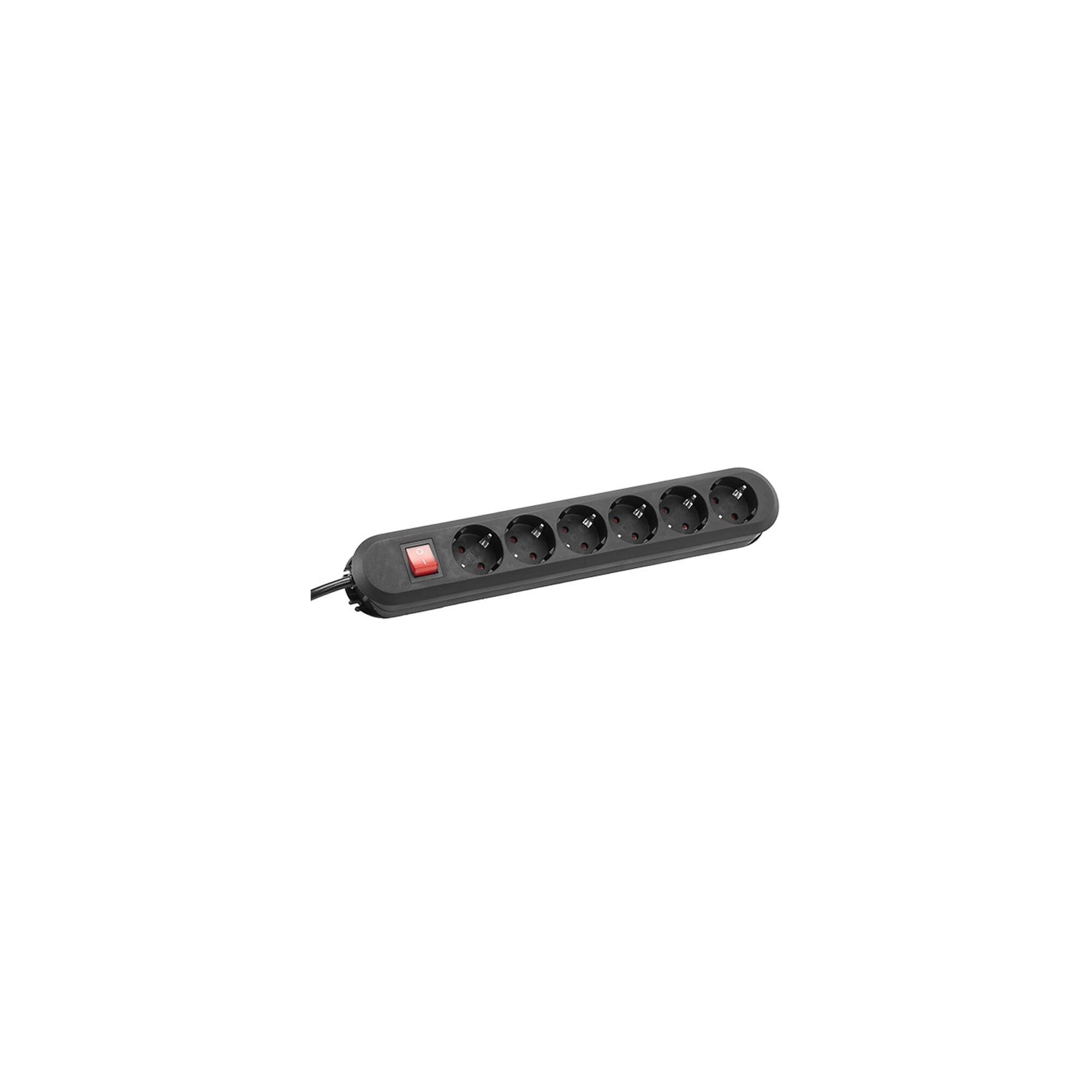Bachmann Tischsteckdose 6f. 3,00m sw 381.151K)