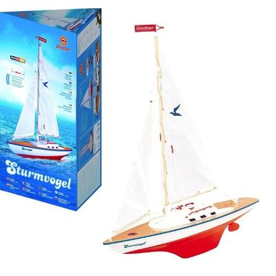 Paul Günther 1810 - Sturmvogel, Segelboot, segelfertig, 55x12,5x67cm