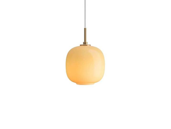 VL45 Radiohus Hängelampe, Ø 18 cm, amber - Louis Poulsen - Wohnzimmer - Glas