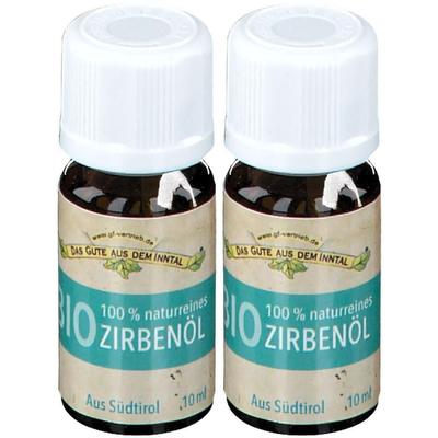 Zirbenöl 100% naturrein 2x 2x10 ml Öl