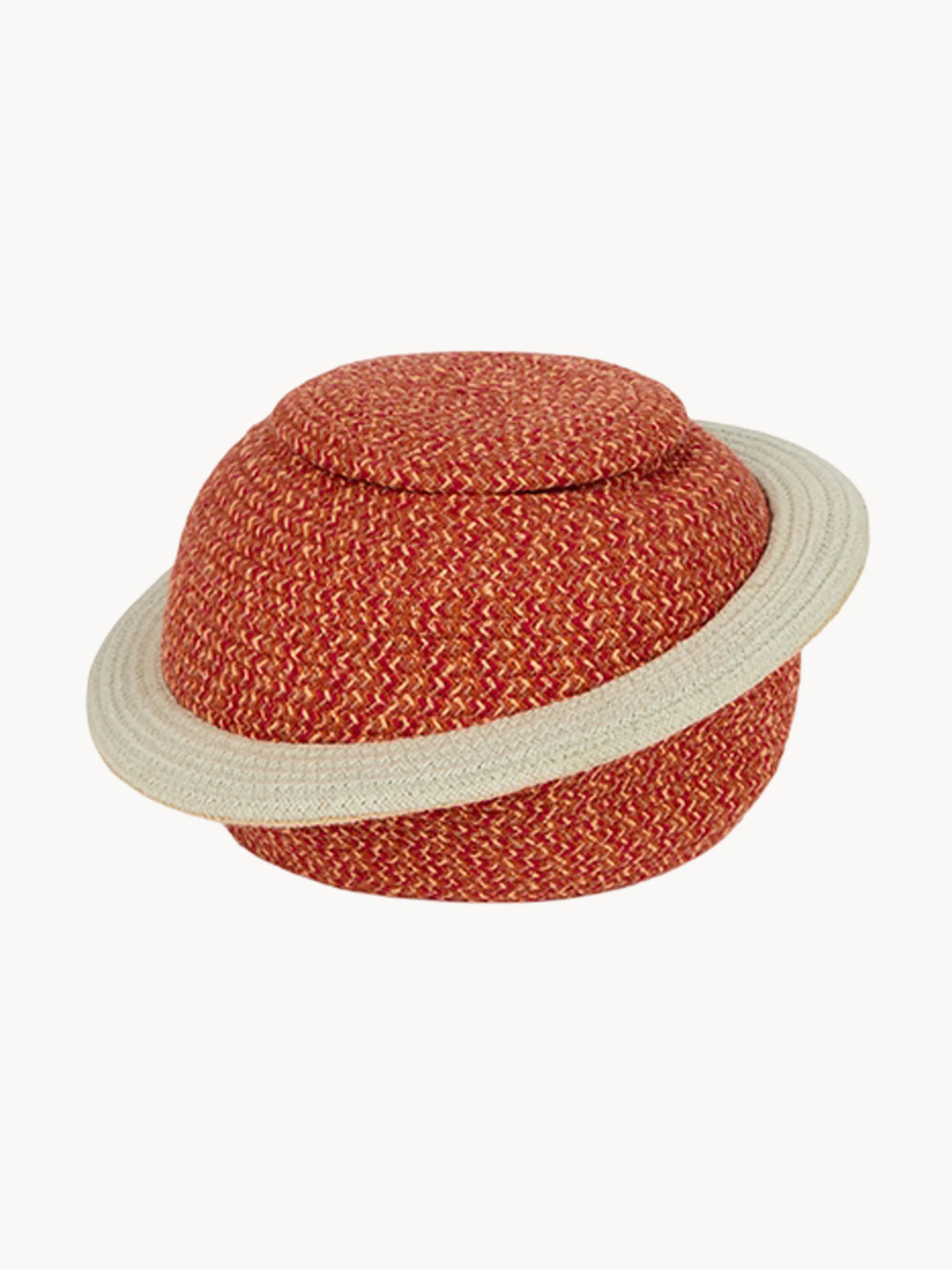 Lorena Canals Handgemaakte kinderopbergmand Saturnus in open weave textiel