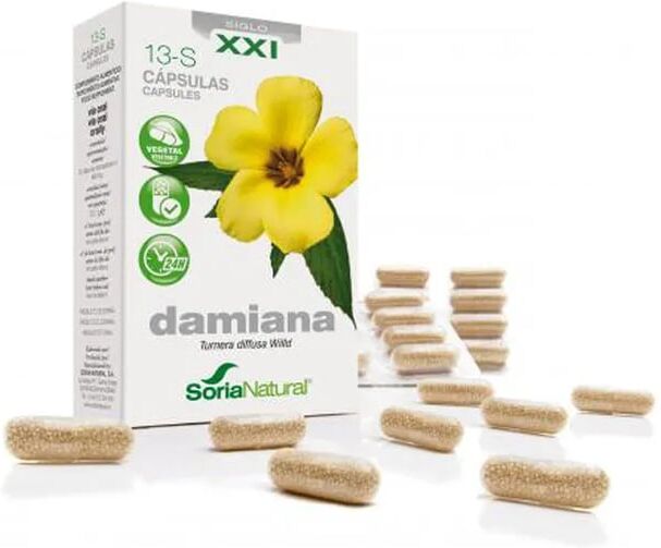 Soria Natural 13-S Damiana XXI 30 Caps