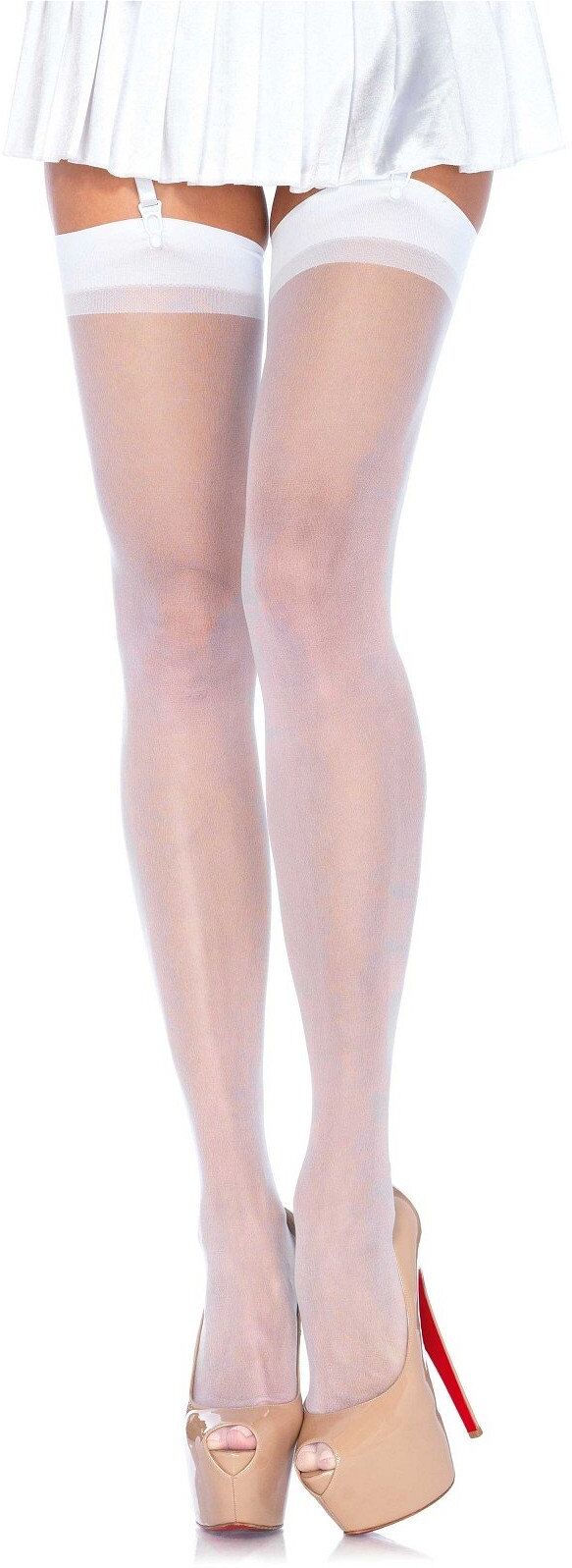 Leg Avenue Bas classiques 1001 Blancs