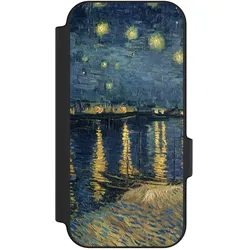 Nivocase Klapphülle für Google Pixel 11 Handyhülle aus Kunst Leder NIVOflip schwarz Kunst Malerei (Google Pixel 11), Smartphone Hülle, Schwarz