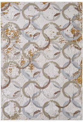 Domani Glam Distressed Geometric Rug