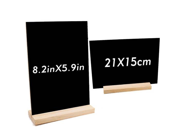 Tableau noir face réutilisable, Mini tableau amovible pour la décoration de la maison