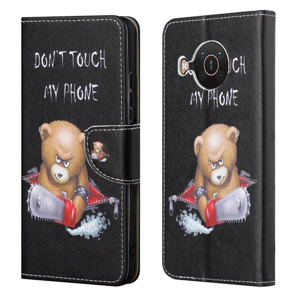 Cover-Discount Nokia X20 - Leder Hülle Don't Touch Bär (Nokia X20) (104702495D)