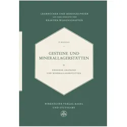 Gesteine Und Minerallagerstätten, Fachbücher von Paul Niggli