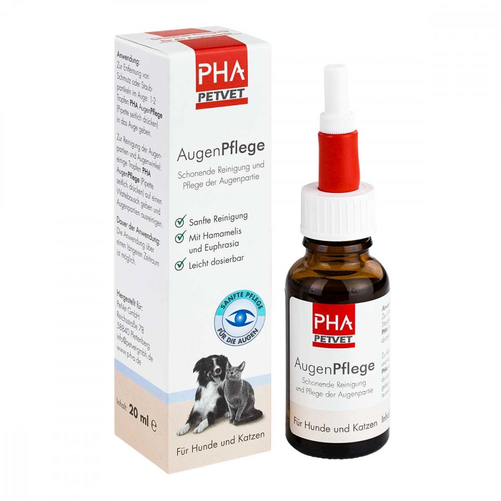 PetVet GmbH Pha Augenpflege Tropfen für Katzen/Hunde 15202258