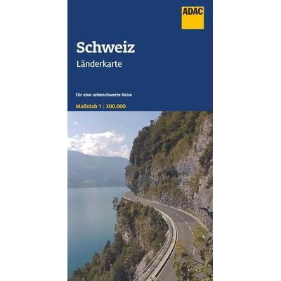 ADAC Länderkarte Schweiz 1:300.000, Sonstige von , MairDuMont, 978-3-8264-2287-4