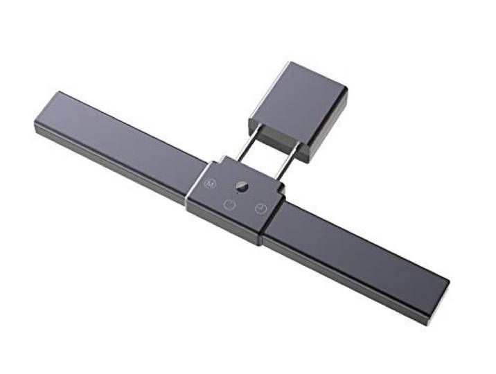 Unilux Led-notebooklamp Travelight, traploos dimbaar, zwart