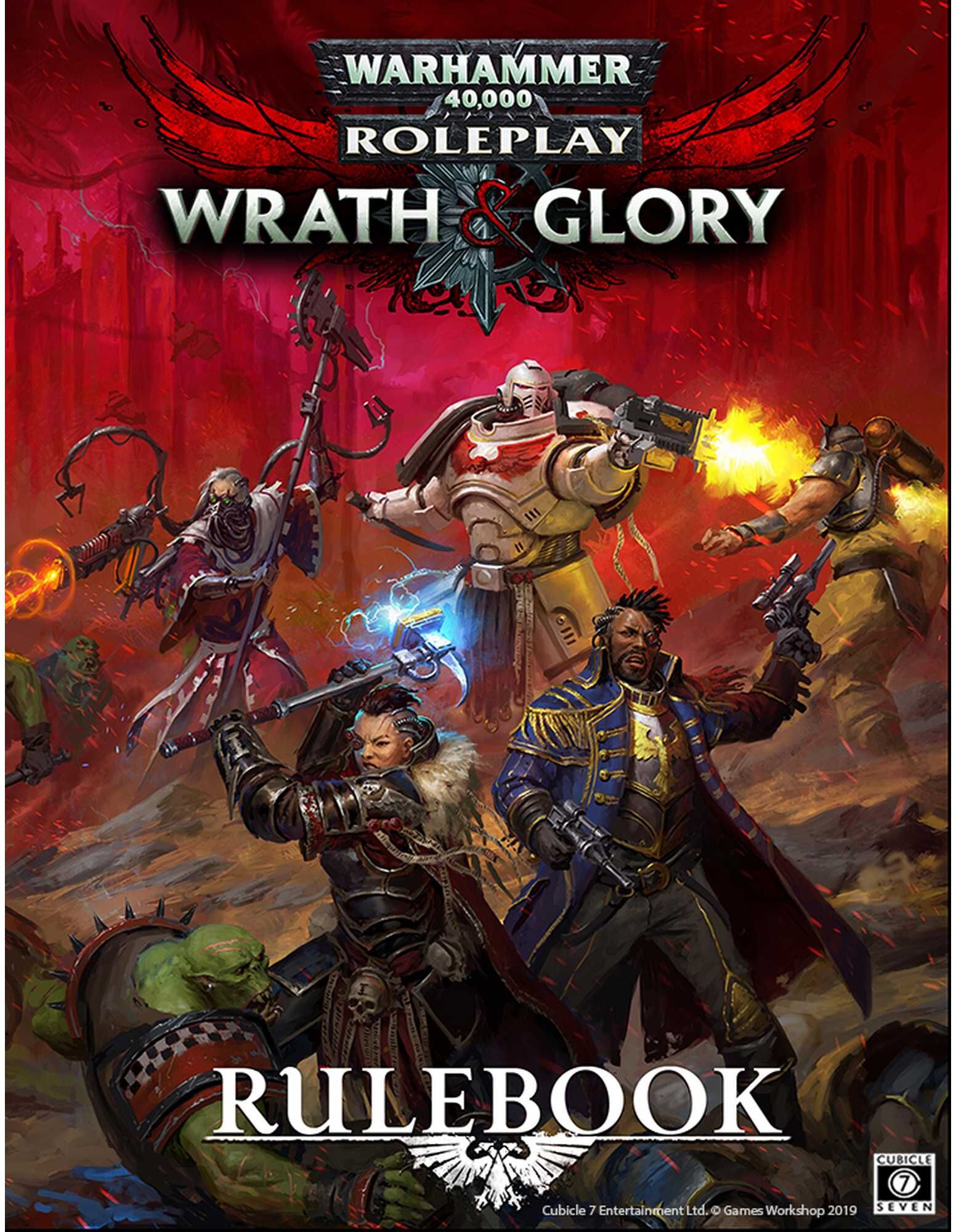 Seven Wrath ; Glory Core Rulebook: Warhammer 40,000 Roleplay RPG (Revised Edition) for Tabletop Gaming, Character Creation and Combat Rules