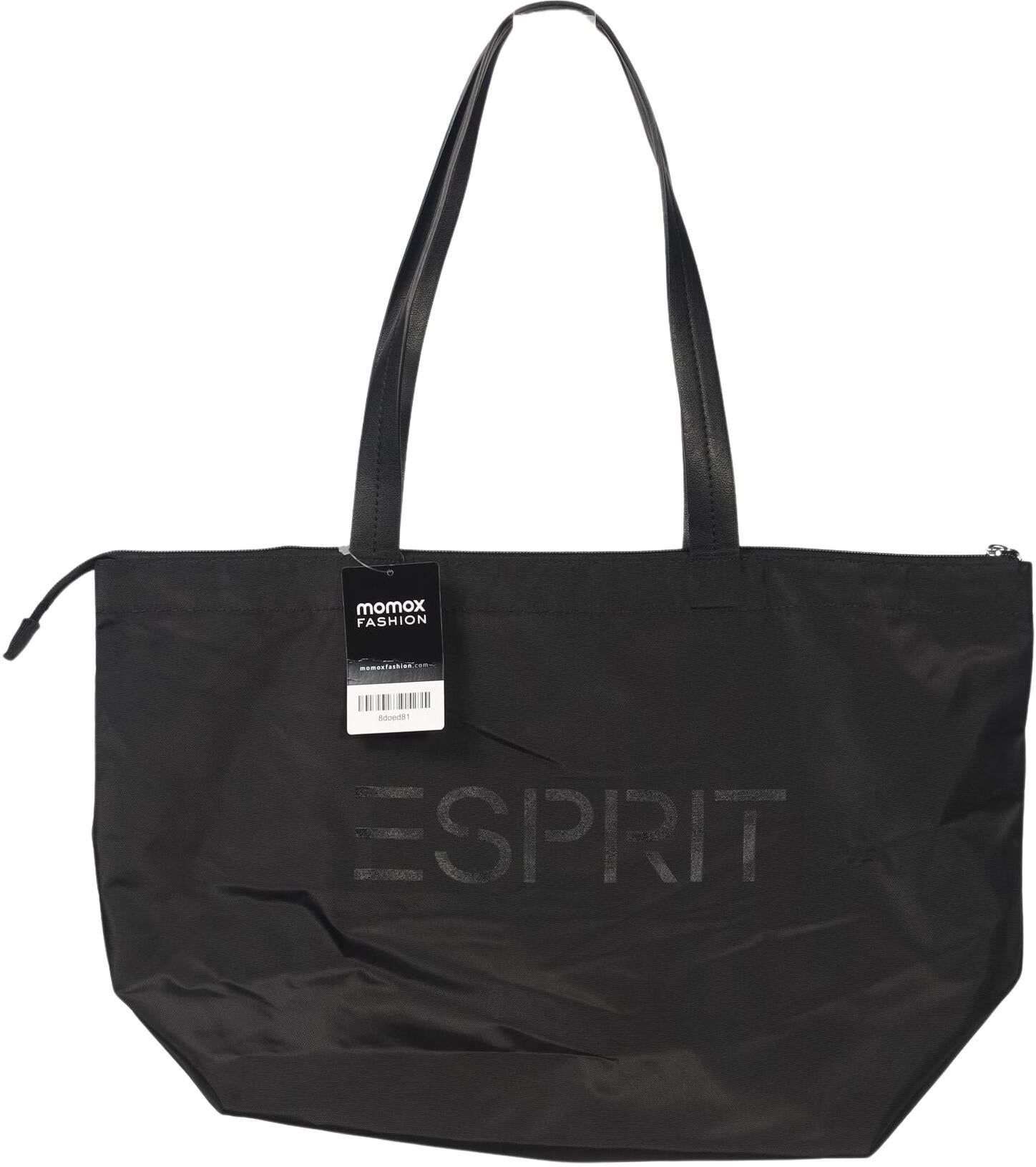 Esprit Damen Handtasche gross, Schwarz, Synthetik - Second Hand