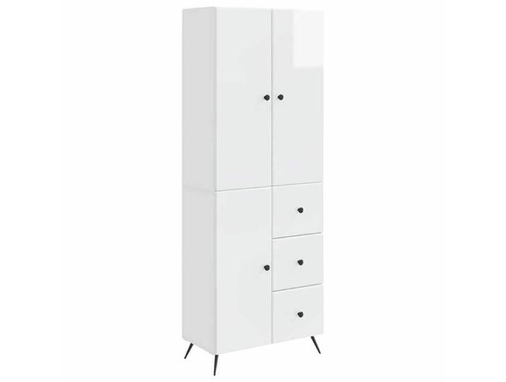 NEUF Meuble de salon - Ensemble de Meubles - 2 pcs - Blanc brillant - Bois d'ingénierie 367044