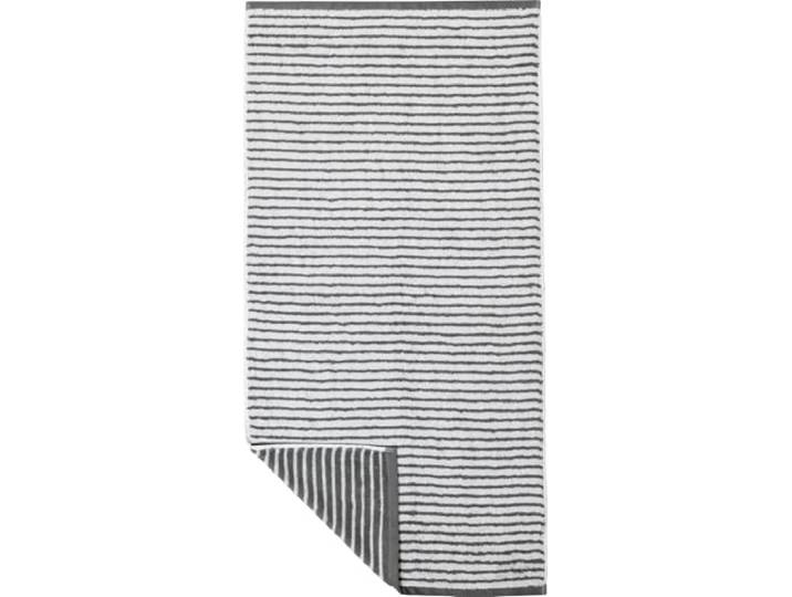 Erwin Müller Jacquard Walk-Frottier Handtuch Konstanz anthrazit Größe 50x100 cm - besonders geschmeidig, strapazierfähig, enorm saugstark, praktische Schlaufen zum Aufhängen