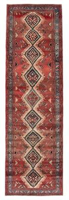 ECARPETGALLERY Hand-knotted Andelz Red Wool Rug - 3'5 x 10'5