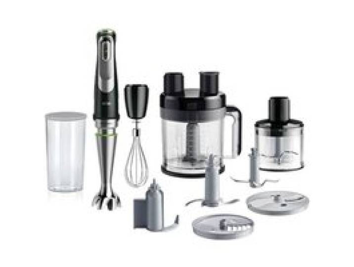 Mélangeur à purée - BRAUN - MultiQuick 9 MQ 9195XLI - 2 l - 1200 W - Noir Acier inoxydable