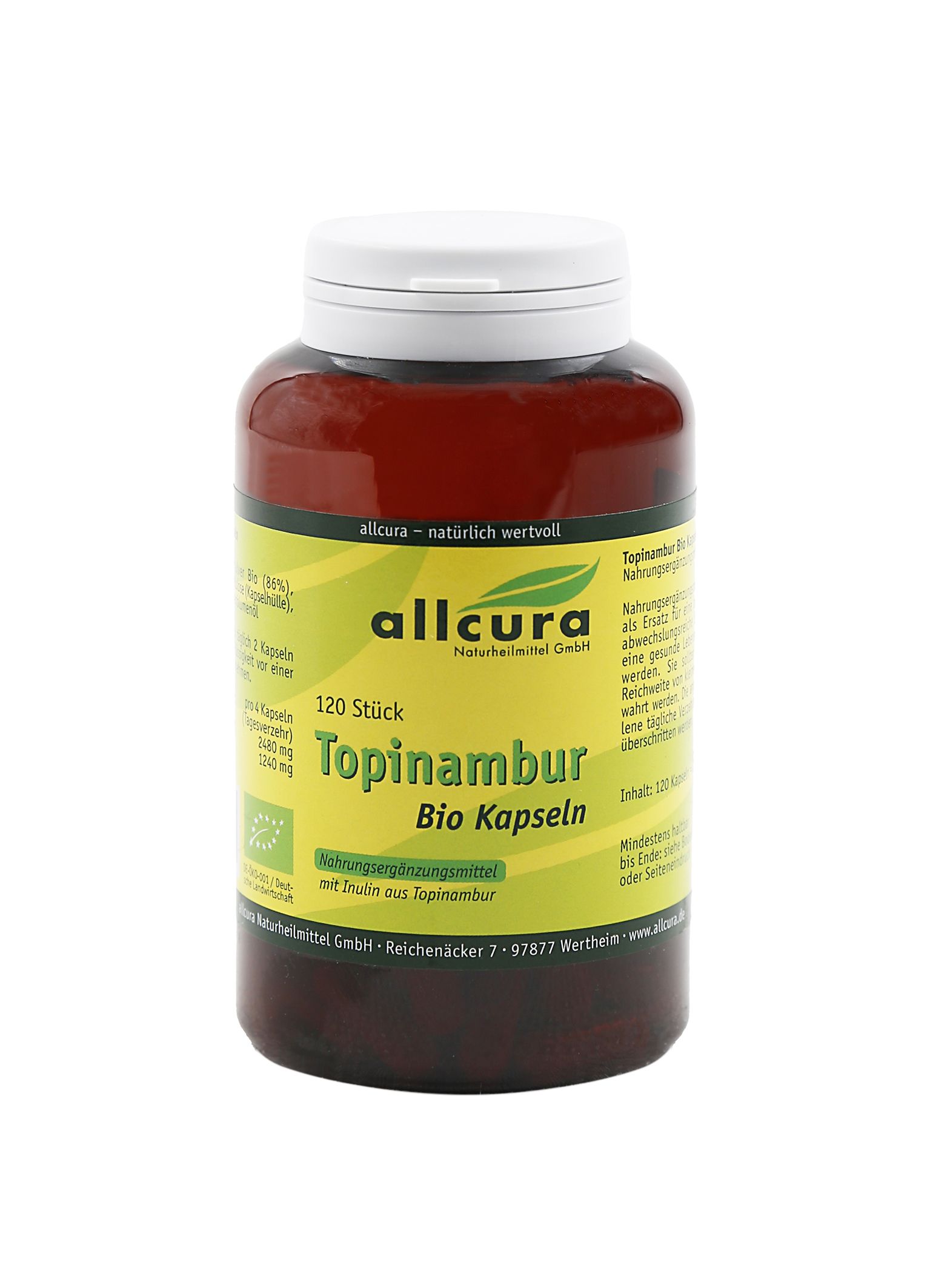 Topinambur Kapseln Bio 120 St