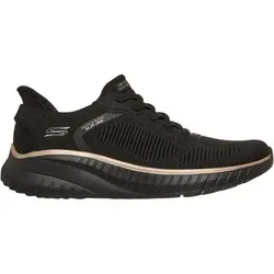 SKECHERS Damen Slipper BOBS SQUAD CHAOS-CURRENT MUSE, Größe 37 in Schwarz Schwarz