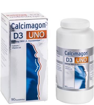 CHEPLAPHARM Arzneimittel GmbH CALCIMAGON D3 Uno Kautabletten 90 St 05883599