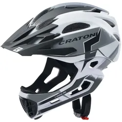 Cratoni C-Maniac Pro Fullface MTB Helm white-black matt