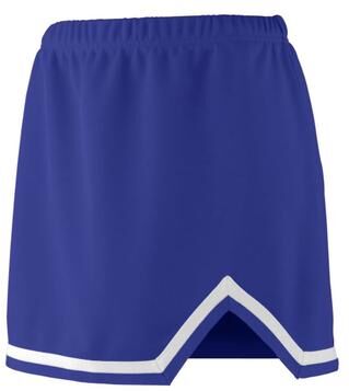 Augusta Sportswear 9126 Athletic Girls Energy Skirt in Purple/White size XS   Polyester