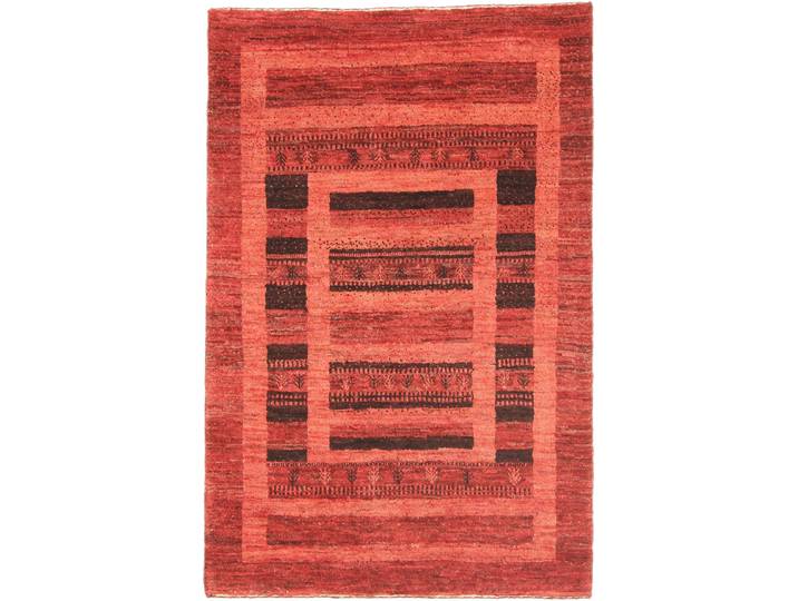 Perser Gabbeh Loribaft Teppich 86x129 Handgeknüpft Modern Orientteppich Perserteppich Wolle