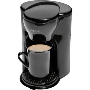 Clatronic Kaffeemaschine KA 3356, mit Kaffeetasse, 140ml, 300 Watt, schwarz, für 1 Tasse