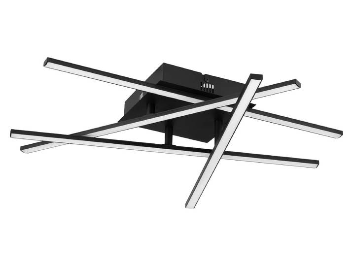 Eglo 99315 LASANA 3 LED 3-fois plafonnier 3x3\,5W 500x145mm noir blanc blanc chaud