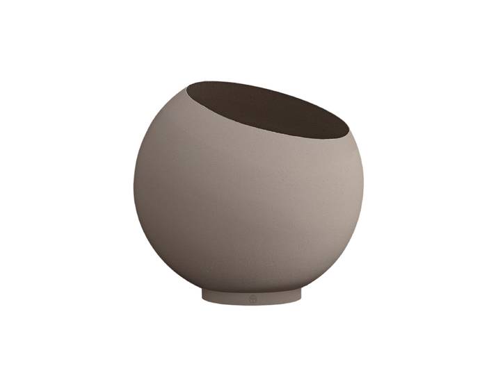 In-/Outdoor Design Blumentopf „Globe“, Taupe Ø 60 cm x 50 cm AYTM