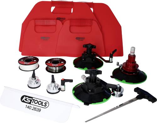 KS Tools Universal Ein-Mann-Betrieb-Scheiben-Austrenngerät, 13-tlg 140.2630