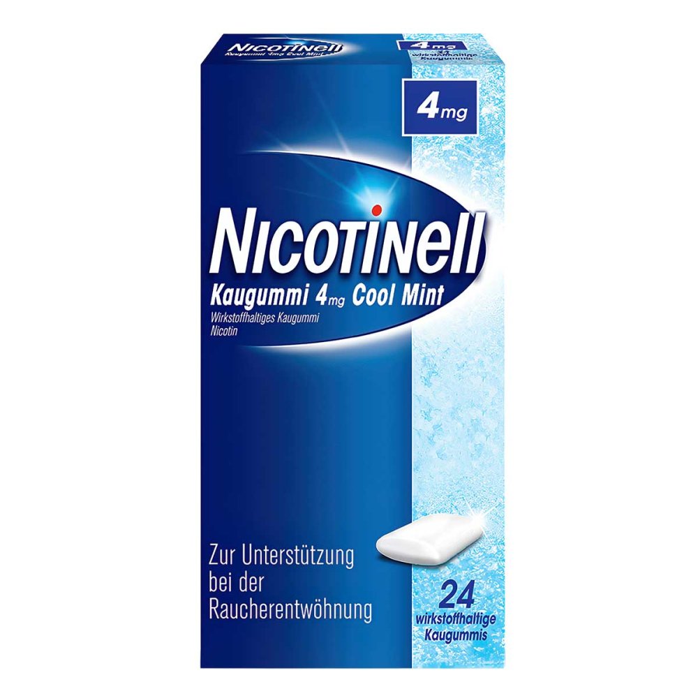 Cooper Consumer Health Deutschland GmbH Nicotinell Kaugummi 4 mg Cool Mint (Minz-Geschmack) 06580369