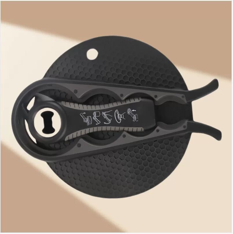 INF 3-teiliges Öffner-Set: 4-in-1 Dosen- & Flaschenöffner Schwarz