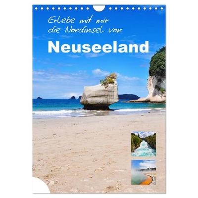 Erlebe mit mir die Nordinsel von Neuseeland (Wandkalender 2026 DIN A4 hoch), CALVENDO Monatskalender