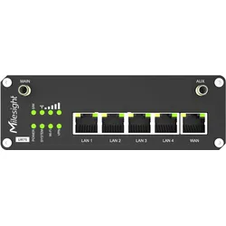 Milesight Industrial Cellular Router, UR75-504AE-W2, Router, Schwarz