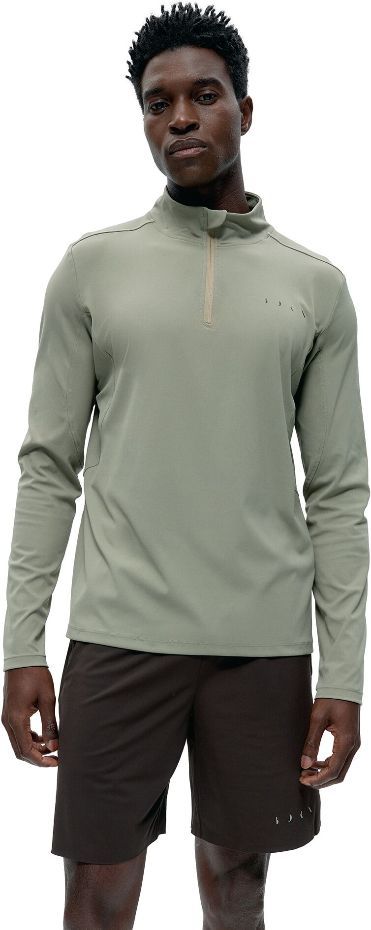 Born Sudadera de Hombre Kael .  (L) Verde grisáceo