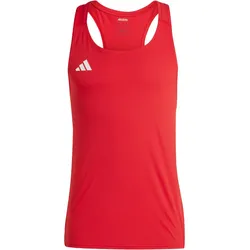 adidas Adizero Essentials Lauf-Singlet Herren IX2854 - team power red 2 S