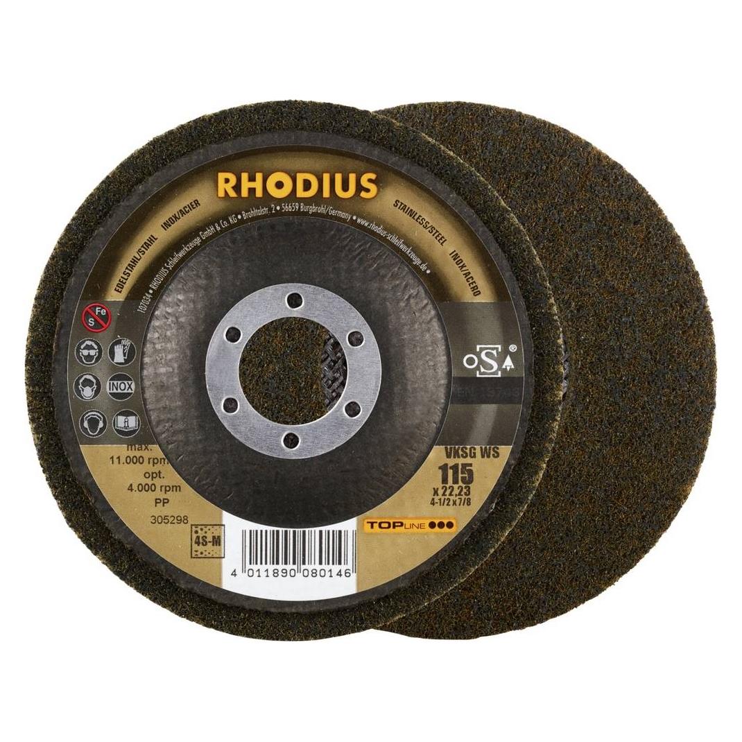 Rhodius TOPline VKSG WS Vlieskompaktscheibe 115 x 22,23 mm 4S-medium (74842939)