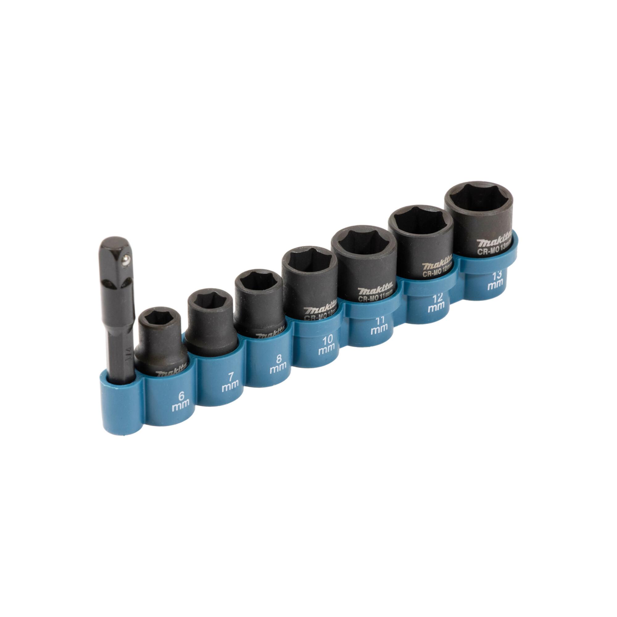 Makita Stecknuss-Set 8-teilig, 1/4"-4-kant (E-12289)