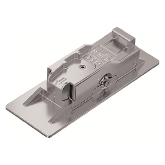 Hettich Montageplatte zur Klebemontage mit Direkt-Höhenverstellung, Distanz 10,0 mm (228812)