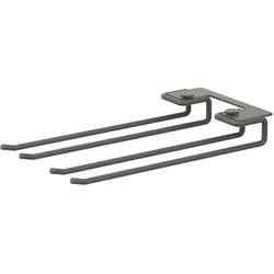 String System Hängesystem für Weingläser Dunkelgrau 20 cm 2er Set