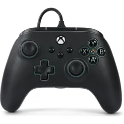 PowerA XB Controller Advantage wired Lumectra black (Windows, Xbox Series S, Xbox Series X), Gaming Controller, Schwarz